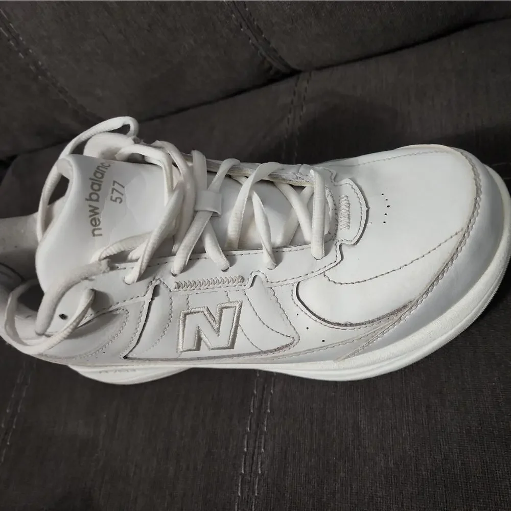 New Balance 577 V1 Walking Shoes, White, Women's 9.5 M